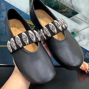 Sheepskin Mary Jane Flat Ballet Shoes for Women, Shallow Mouth, Pearl Strap, Stylish for Skirts, Comfortable Fashion Footwear