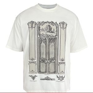 Short Sleeve Key & Door Tee in Sorona Fabric - Wide Fit Graphic T-Shirt for Casual Style