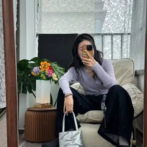 Silver Bowknot Bucket Bag - Handheld Small Tote, Sweet Commuting Bag with High-Quality Texture, Versatile Chain Crossbody Style