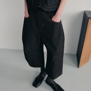 Slanted Toe Monk Shoes in Solid Color Calfskin with Sheep Leather Lining - Stylish 90s Inspired Footwear