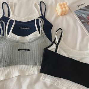 Slimming Layered Tank Top for Women - Sexy Jazz Dance Outfit, Fitness Camisole, Stylish Practice Wear for Dance and Fitness.