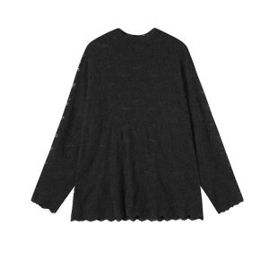 Solid Color Round Neck Long Sleeve Knitted Sweater for Women - Loose Soft Pullover Top, Autumn Winter Korean Style Fashion