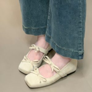 Suede High-Heeled Bow Mary Jane Shoes - Versatile Commuter Footwear for Skirts and Dresses, Stylish Everyday Wear