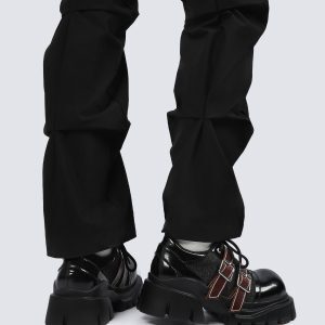 Summer Gender-Neutral Retro Casual Thick-Soled Leather Shoes for Women - Versatile Fashion Footwear