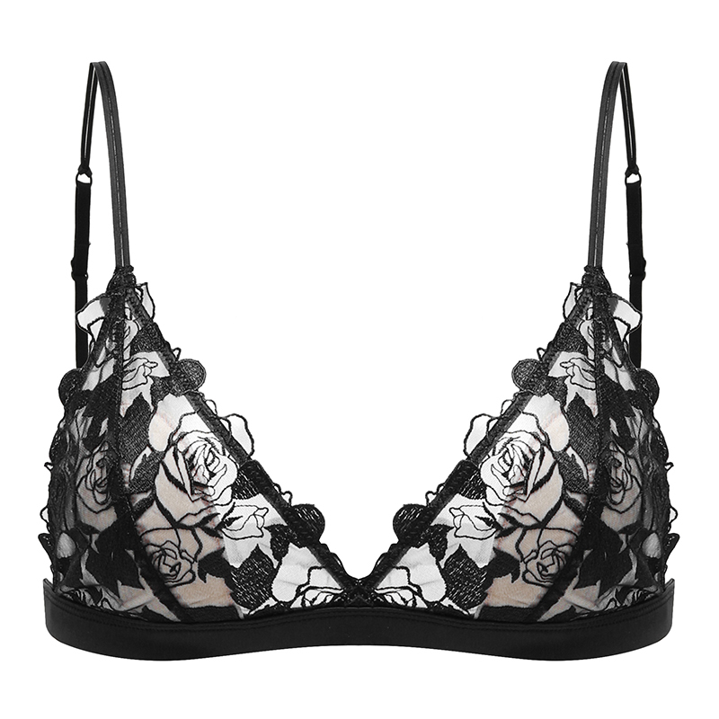Summer Women's Wireless Triangle Cup Lace Bra Set - French Style, Beautiful Back Design, Small Bust Gathering Lingerie