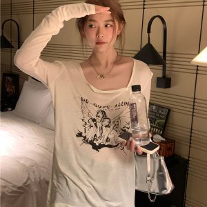 Sweet and Spicy Jazz Dance Top for Women, K-Pop Style Thin Cardigan for Spring, European American Group Performance Wear