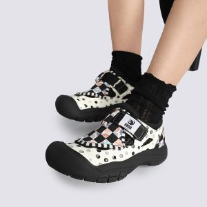 Thick-Soled Ugly Cute Big-Head Velcro Dad Shoes for Women – 2025 Spring/Summer Niche Flats in Y2K Style