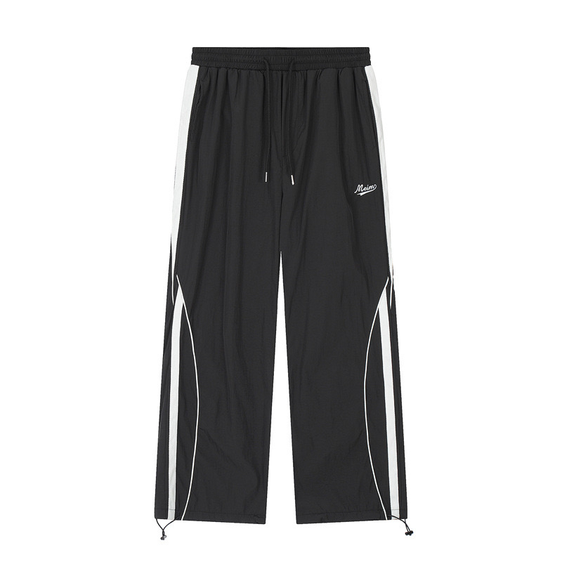 Thin Quick-Dry Hip-Hop Dance Pants for Women with Side Curve Design - Casual Y2K Style Work Pants
