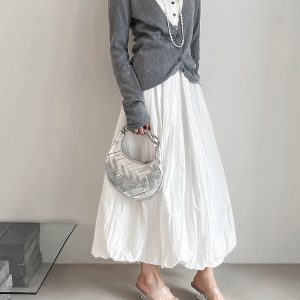 Transparent Chunky Heeled One-Strap Sandals for Women - Milan Summer High-End Slip-On Design, Perfect for 2025 Fashion Trends