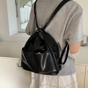 Trendy Minimalist Women's Bag 2025 - Large Capacity Soft Leather Shoulder & Backpack for Commuting, High-Quality Fashion Accessory