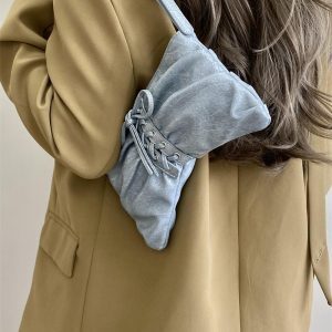 Trendy Pleated Underarm Bag for Women - High-End Feel Handheld Shoulder Small Bag, 2025 Niche Design