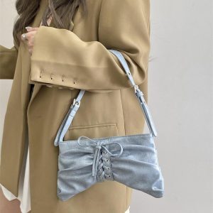 Trendy Pleated Underarm Bag for Women - High-End Feel Handheld Shoulder Small Bag, 2025 Niche Design