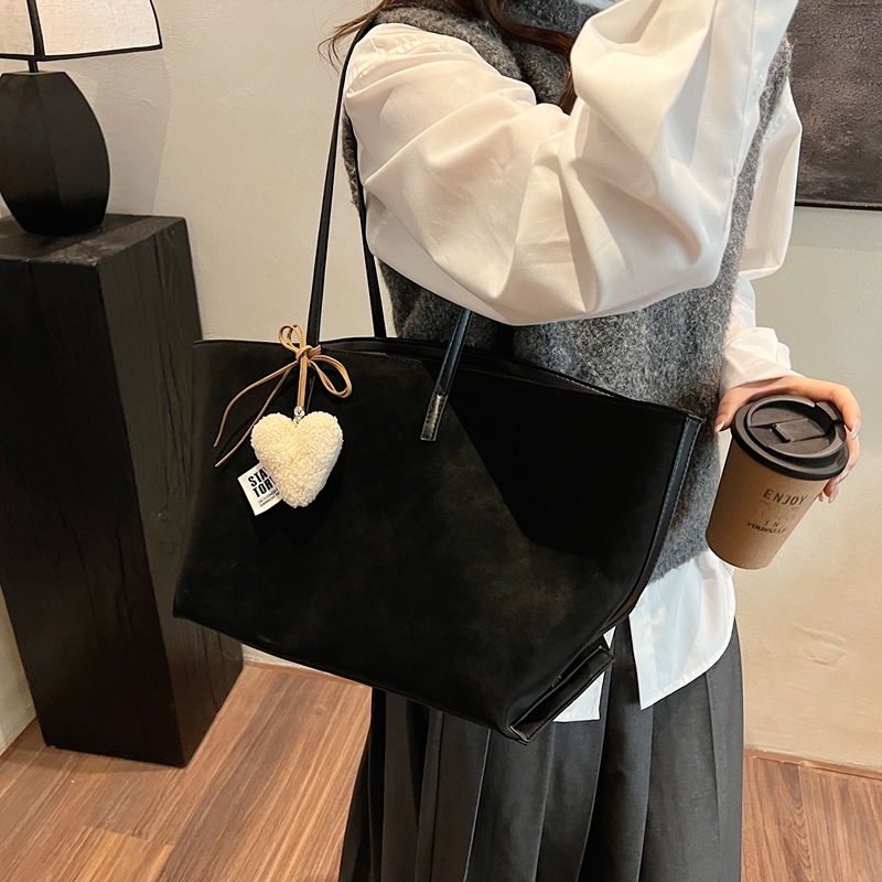Trendy Retro Large Capacity Tote Bag for Work and Commuting - Spring 2025 Casual Shoulder Underarm Bag
