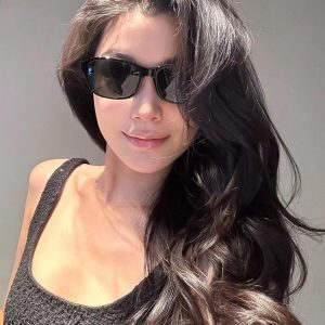 Trendy Retro Square Frame Black Sunglasses for Women - High-End Stylish Eyewear, Perfect for Round Faces, 2024 Fashion