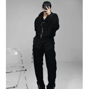 Trendy Streetwear Casual Dragon Dadao Top in Two Colors - Urban Style for Everyday Wear