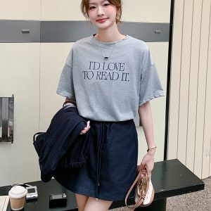 Trendy Summer 2025 Women's Casual Sportswear Set - Relaxed Vest & Short Skirt 3-Piece Outfit for a Youthful, Stylish Look