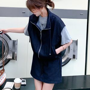 Trendy Summer 2025 Women's Casual Sportswear Set - Relaxed Vest & Short Skirt 3-Piece Outfit for a Youthful, Stylish Look