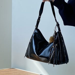 Trendy Unisex Large Capacity Tote Bag - Versatile Commuter Shoulder & Crossbody Bag for Women - 2025 Style