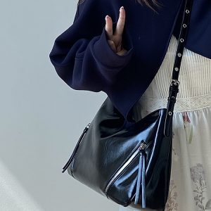 Trendy Unisex Large Capacity Tote Bag - Versatile Commuter Shoulder & Crossbody Bag for Women - 2025 Style