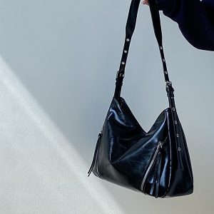 Trendy Unisex Large Capacity Tote Bag - Versatile Commuter Shoulder & Crossbody Bag for Women - 2025 Style