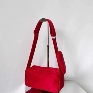 Trendy Waterproof Crossbody Pillow Bag for Girls - Casual Sports Style Shoulder Bag with Unique Personality Design