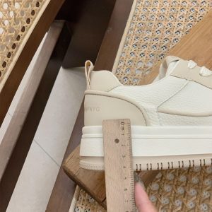 Trendy Women's Genuine Leather Board Shoes, Thick-Soled Black and White Panda Style, Versatile Spring Autumn Footwear 2025