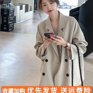 Trendy Women's Loose Blazer - High-End Casual Suit for Spring & Autumn 2025, Stylish Professional Outerwear