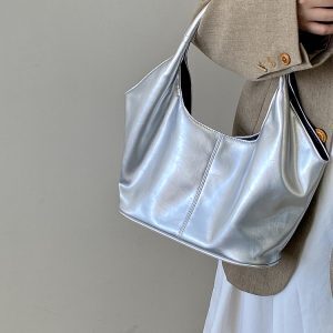 Trendy Women's Tote Bag 2025 - Large Capacity Versatile Underarm Shoulder Bag with Niche Design
