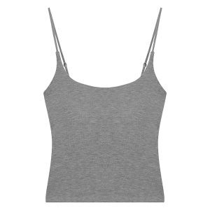 U-Neck Sleeveless Waist-Cinching Off-Shoulder Camisole for Women - Summer Korean Style Slim Fit Short Versatile Top