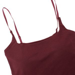 U-Neck Sleeveless Waist-Cinching Off-Shoulder Camisole for Women - Summer Korean Style Slim Fit Short Versatile Top