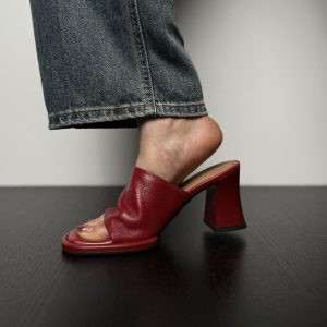 Ultra-Soft Sheepskin One-Strap Sandals for Women - Summer Chunky-Heeled Minimalist Outdoor Footwear