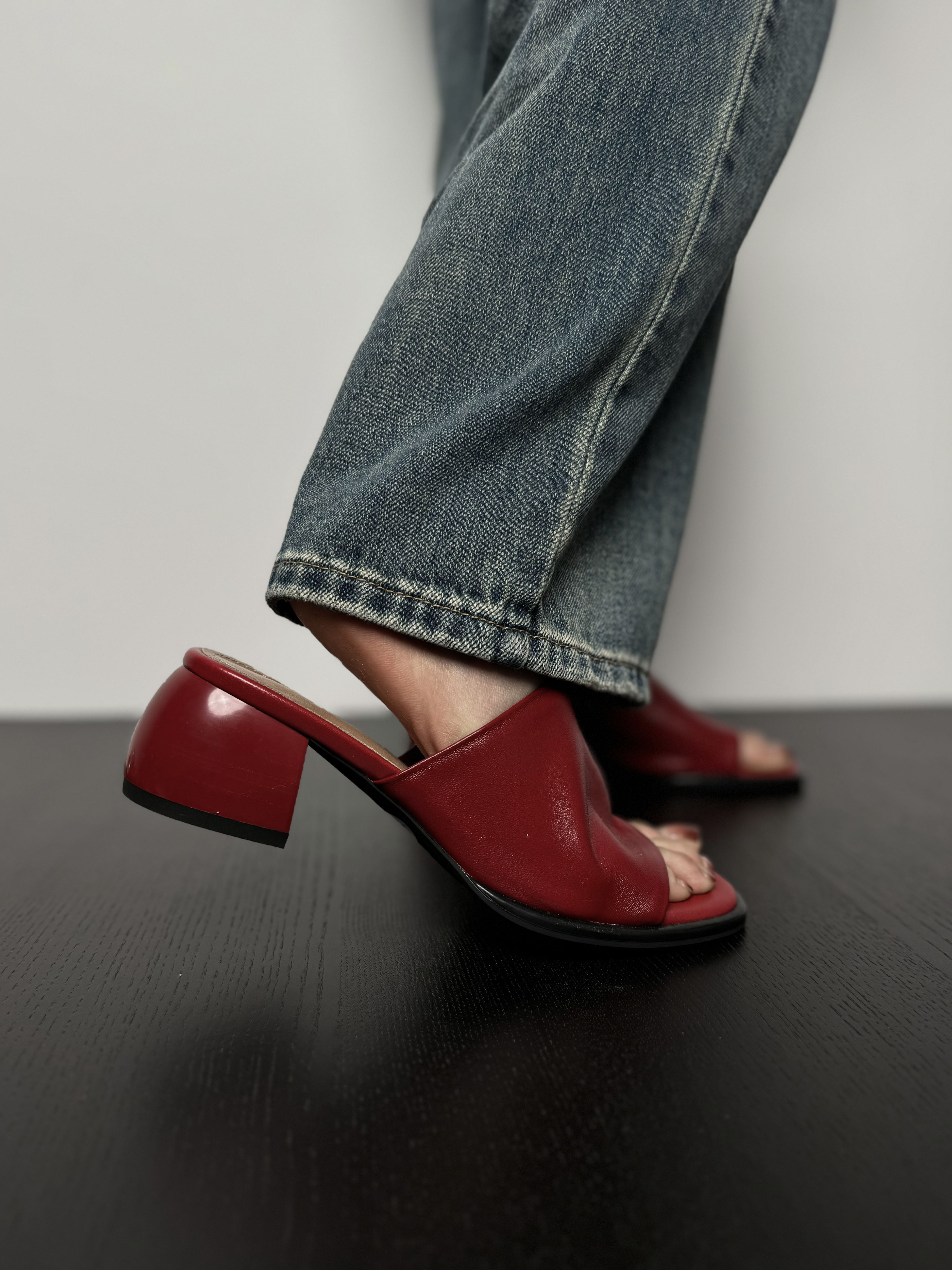 Ultra-Soft Sheepskin One-Strap Sandals for Women - Summer Chunky-Heeled Minimalist Outdoor Footwear