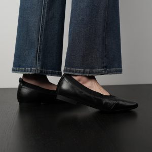 Ultra-Soft Square-Toe Slip-On Flats for Women - Comfortable Commuting and Work Shoes, Easy-On Everyday Footwear