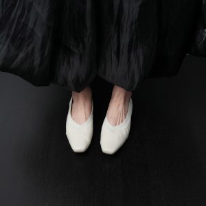 Ultra-Soft Square-Toe Slip-On Flats for Women - Comfortable Commuting and Work Shoes, Easy-On Everyday Footwear