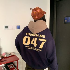 Unisex Loose Casual Hoodie, 2025 Spring American Vintage Digital Print Sweatshirt Jacket, Trendy Streetwear Fashion