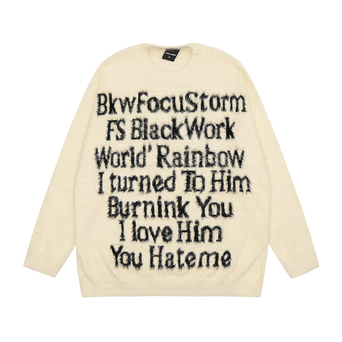 Unisex Loose Knit Sweater for Women - American Style Autumn Winter Couple Top