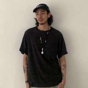Unisex Vintage Loose Casual T-Shirt - Summer Minimalist 180G Short Sleeve Top, Versatile American Style Fashion