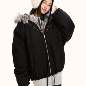 Unisex Winter Cotton Jacket - Trendy American Style, Warm and Comfortable Coat for Men and Women