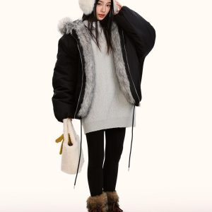 Unisex Winter Cotton Jacket - Trendy American Style, Warm and Comfortable Coat for Men and Women
