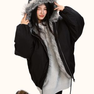 Unisex Winter Cotton Jacket - Trendy American Style, Warm and Comfortable Coat for Men and Women