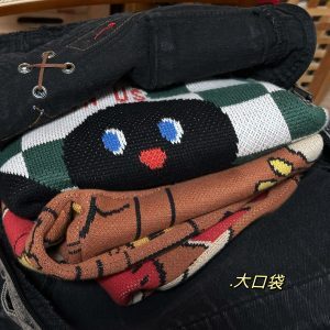 Versatile Large-Capacity Denim Backpack for Women - Handmade Wasteland Style School Bag for Spring and Summer