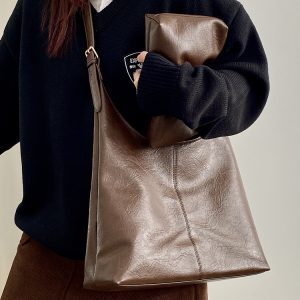 Versatile Large Capacity Tote Bag for Women - Stylish Shoulder & Crossbody Bag for Spring and Summer, Trendy Niche Design