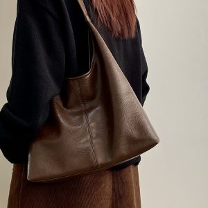 Versatile Large Capacity Tote Bag for Women - Stylish Shoulder & Crossbody Bag for Spring and Summer, Trendy Niche Design