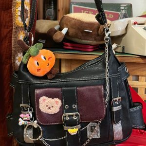Versatile Retro PU Shoulder Crossbody Tote Bag for Women – Perfect for Students, Commuting, and Everyday Use