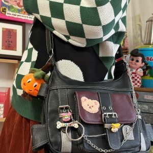 Versatile Retro PU Shoulder Crossbody Tote Bag for Women – Perfect for Students, Commuting, and Everyday Use