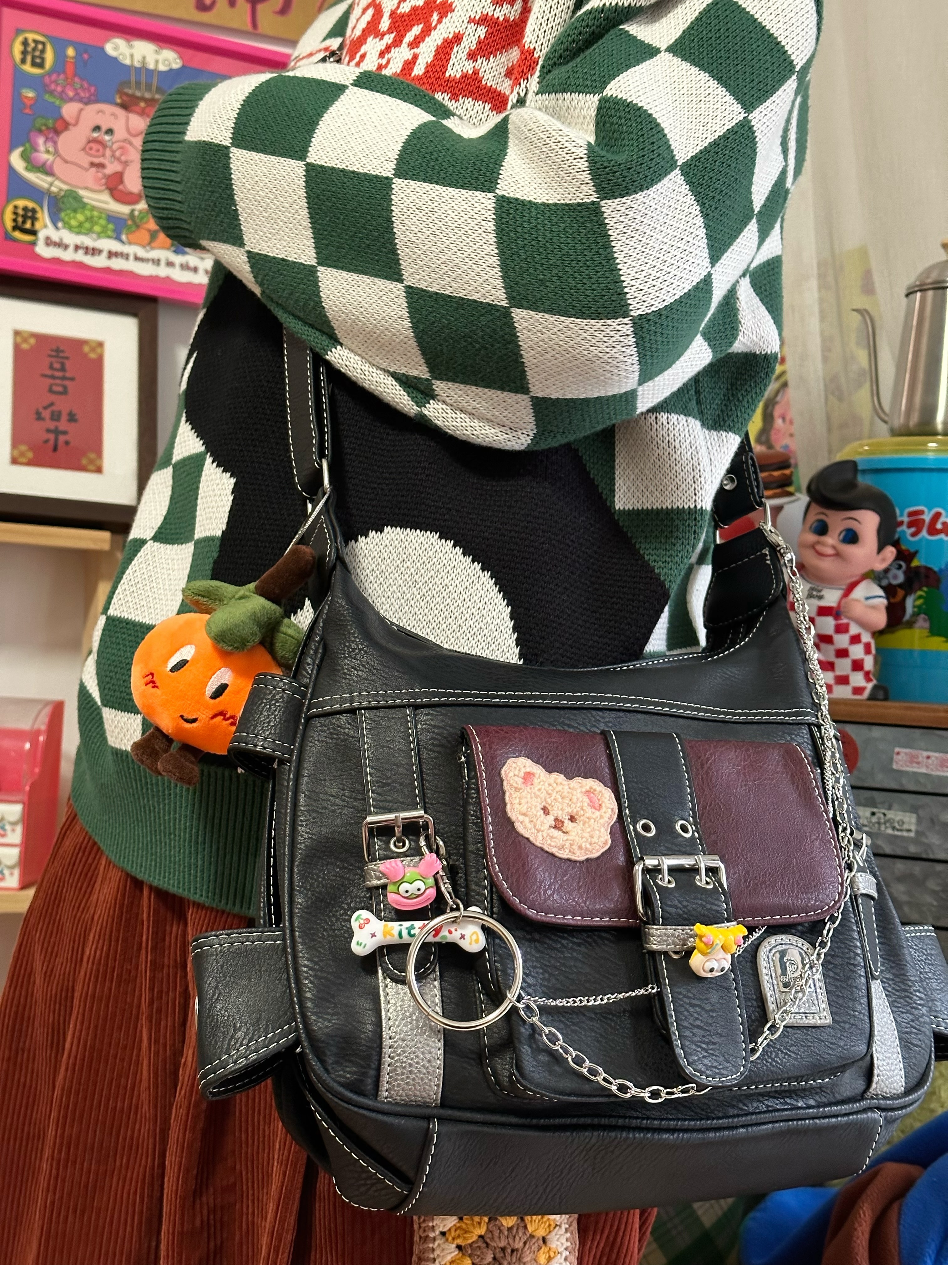 Versatile Retro PU Shoulder Crossbody Tote Bag for Women – Perfect for Students, Commuting, and Everyday Use