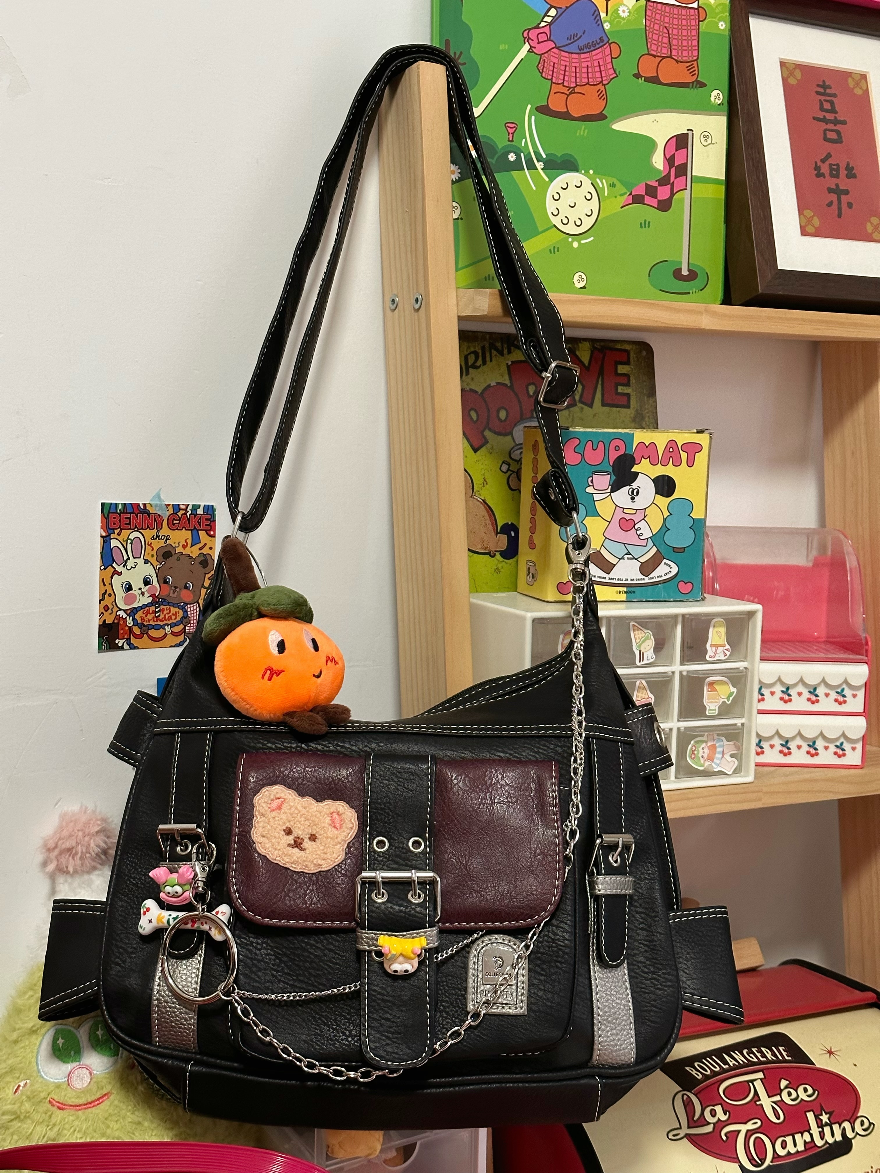 Versatile Retro PU Shoulder Crossbody Tote Bag for Women – Perfect for Students, Commuting, and Everyday Use