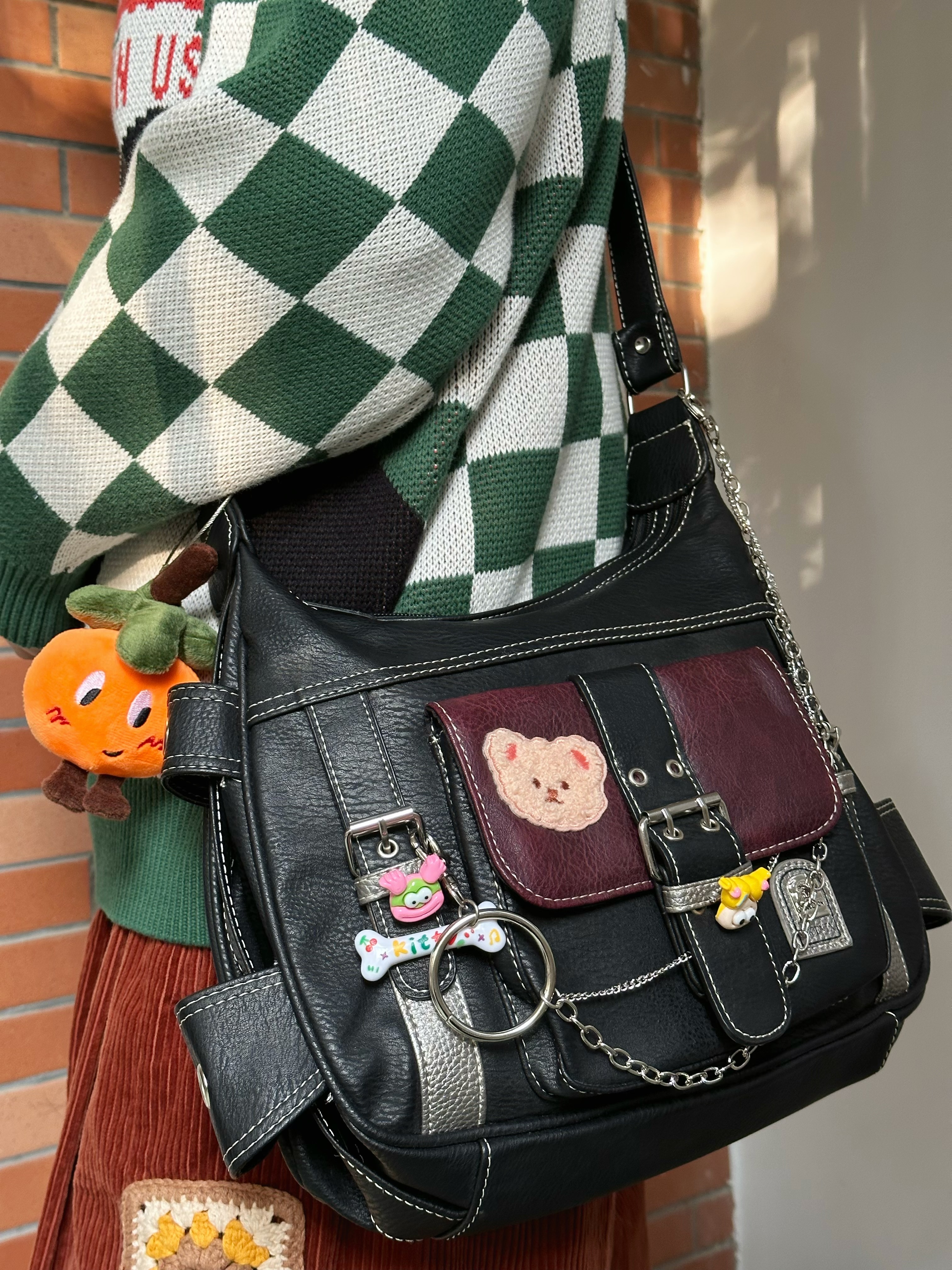 Versatile Retro PU Shoulder Crossbody Tote Bag for Women – Perfect for Students, Commuting, and Everyday Use