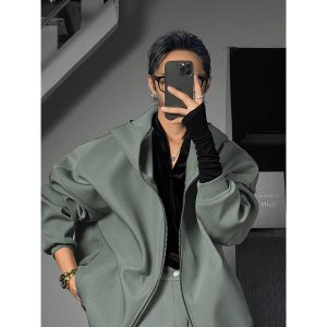 Vintage American Dragon Dadao Wide Hooded Jacket - Casual Autumn Zipper Hoodie for Sports and Streetwear Style