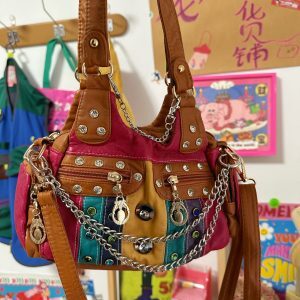 Vintage Casual Shoulder Crossbody Handbag for Women - Versatile Retro Tote Bag Perfect for Autumn and Winter Style